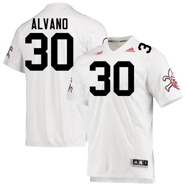 Tristan Alvano Nebraska Jersey,Nebraska Cornhuskers Football Uniforms,Jersey-Blackshirt Away